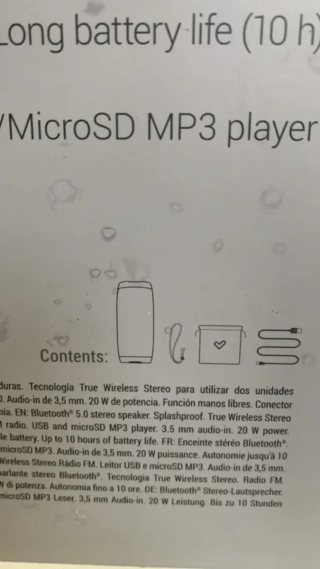 Energy Sistem Urban Box 5+ Altavoz Portátil