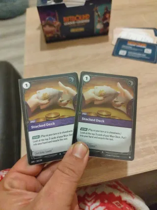 2 Cartas Stacked Deck League of Legends Foils
