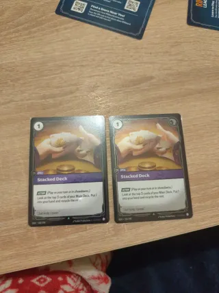 2 Cartas Stacked Deck League of Legends Foils