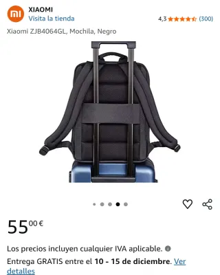 Mochila Xiaomi Mi Business Backpack 2 Negra