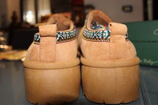 Mules Plateau Camel con Fantasia Etnica