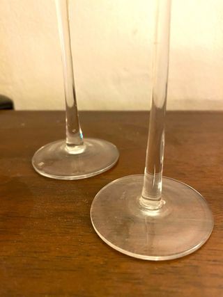 Bicchieri da liquore vintage verdi