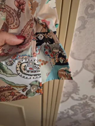 Camicia Zara donna fantasia patchwork taglia M