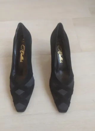 Zapatos negros tacón mujer n°38 - regala elegancia