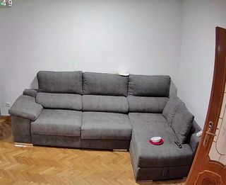 Sofá Chaiselongue Izquierda Gris Tela