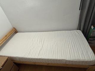 Cama Ikea Neiden + Colchón 90x200
