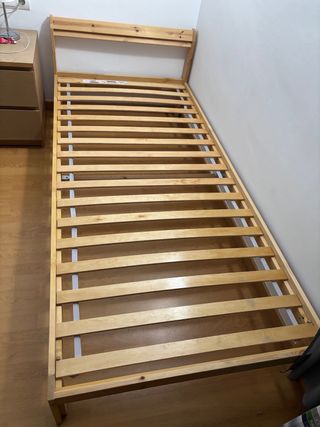 Cama Ikea Neiden + Colchón 90x200