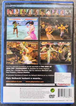 Tekken 4 PS2 Pal España