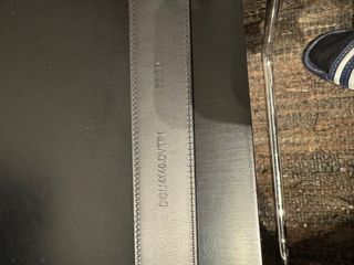 Cinturón Versace Medusa Negro y Dorado Talla 75