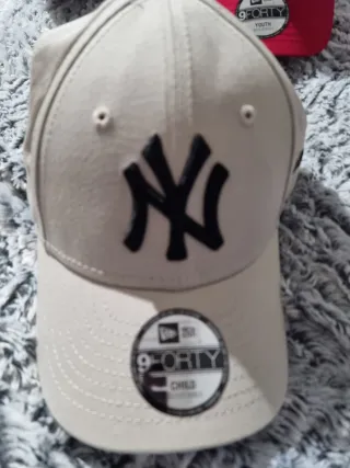 Gorra New Era 9FORTY Niño Beige 6/12 años