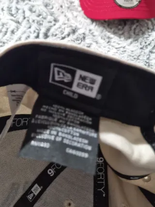 Gorra New Era 9FORTY Niño Beige 6/12 años