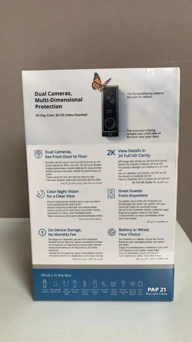 Videoportero Eufy Security Dual Cameras