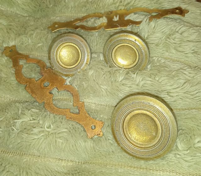 Maniglie vintage dorate