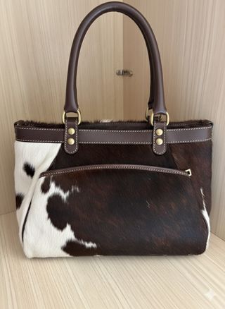 Bolso Piel de vaca  Marrón y Blanco