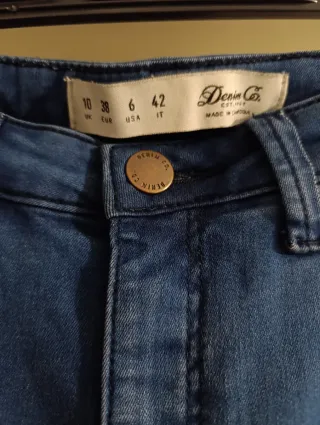 Pantalón vaquero mujer azul