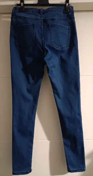 Pantalón vaquero mujer azul