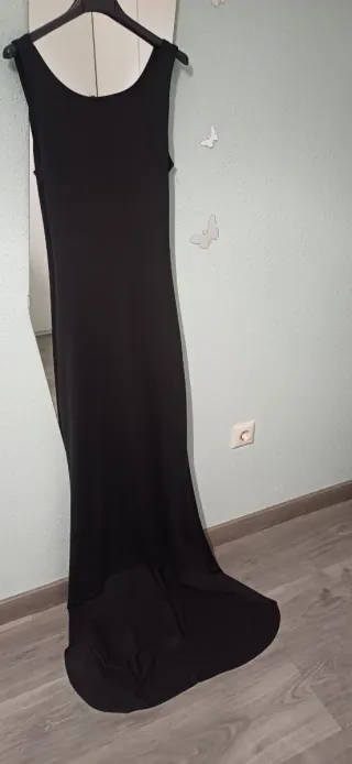Vestido largo negro elegante
