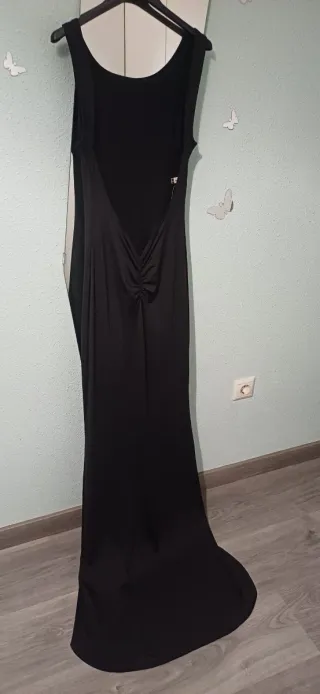Vestido largo negro elegante