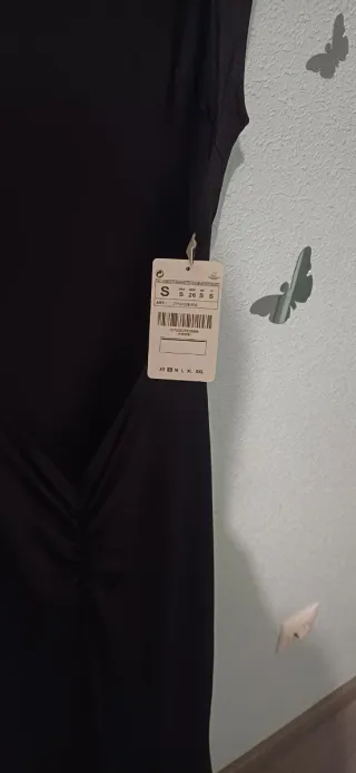 Vestido largo negro elegante