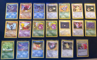 Lotto carte Pokémon set Team Rocket