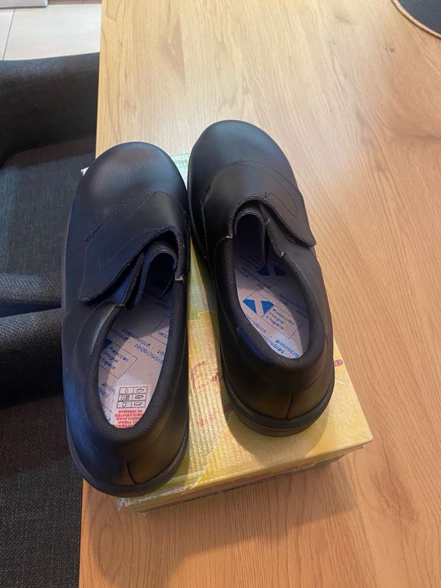 Zapatos de piel negra Farma Talla 45