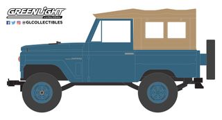 Nissan Patrol (1968) Green Machine 1/64 Azul