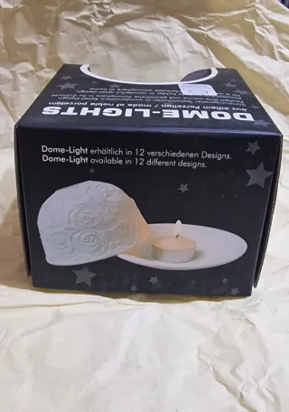 Portacandele DOME-LIGHTS in porcellana