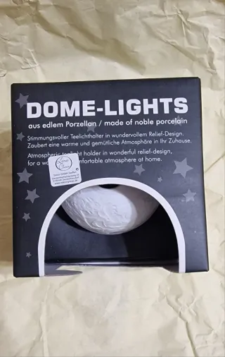 Portacandele DOME-LIGHTS in porcellana