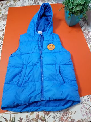 Chaleco acolchado KUKUKID azul 7-8 años