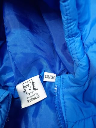 Chaleco acolchado KUKUKID azul 7-8 años