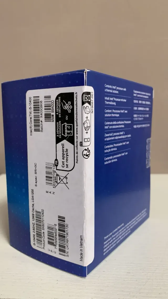 Intel Core i5-10400 10ª Gen LGA1200