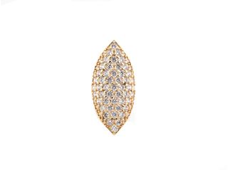 anillo oro 18k con piedra con circonita