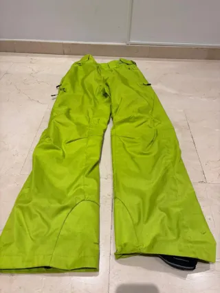 Pantalón de esquí Salomon verde