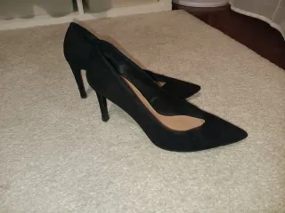 Zapatos de ante negros