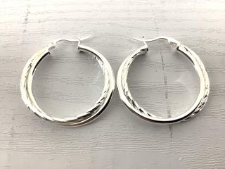 argollas plata 925mm