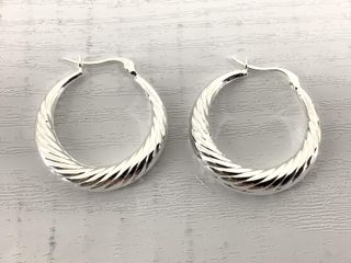 argollas plata 925mm