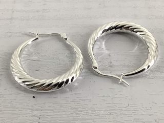 argollas plata 925mm