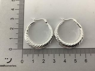 argollas plata 925mm