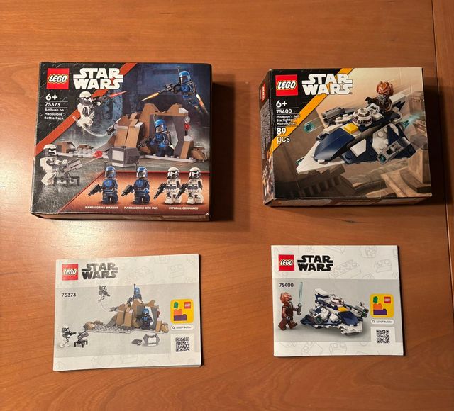 Lote Cajas + Instrucciones LEGO Star Wars