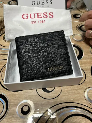 Portafoglio uomo Guess nero