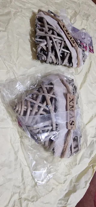 Decorazione Cuore Nataluna in Legno Set 2 cuori