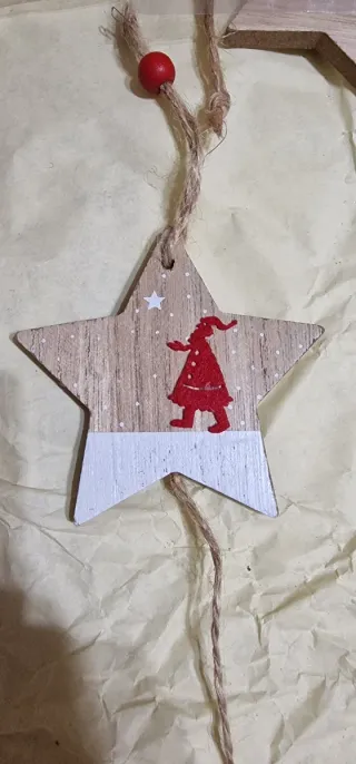 Decorazioni Natalizie Stella Set 4pz