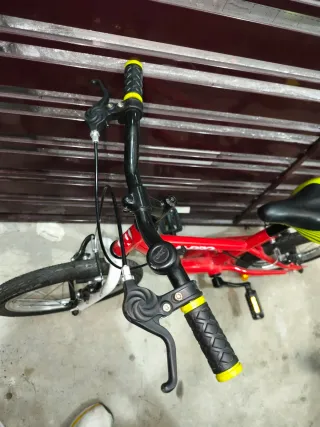 Bicicleta Infantil 16 Pulgadas Roja