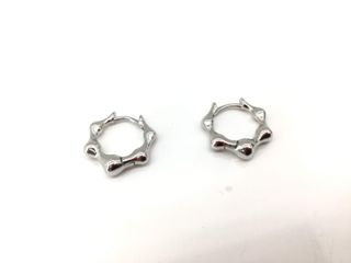 argollas plata 925mm