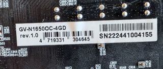 Gigabyte Nvidia GeForce GTX 1650 OC 4GB GDDR5