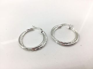 argollas plata 925mm