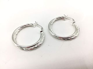 argollas plata 925mm