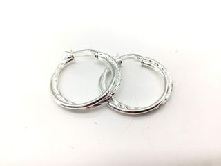 argollas plata 925mm