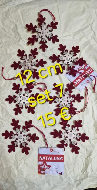 Decorazioni Natalizie Fiocco di Neve Nataluna