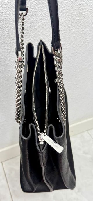 Bolso Piel Michael Kors Negro Auténtico